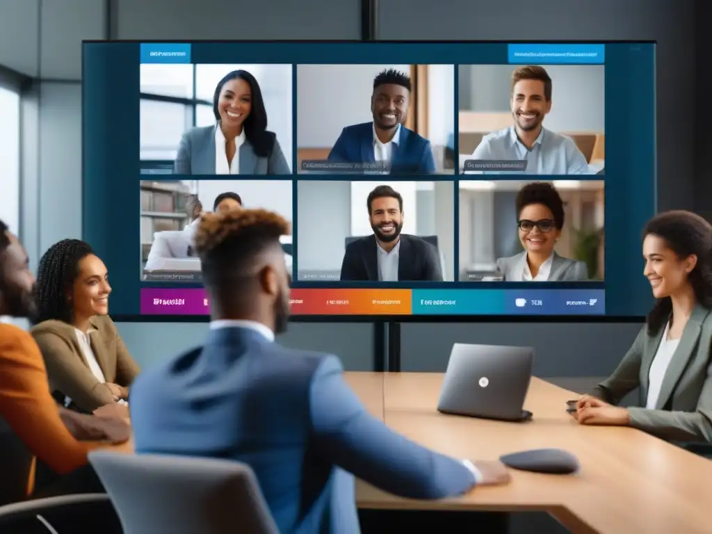 Videoconferencia eficiente y colaborativa: comparación de plataformas Profesionales y estudiantes comparan plataformas de videoconferencia en un entorno inclusivo y productivo