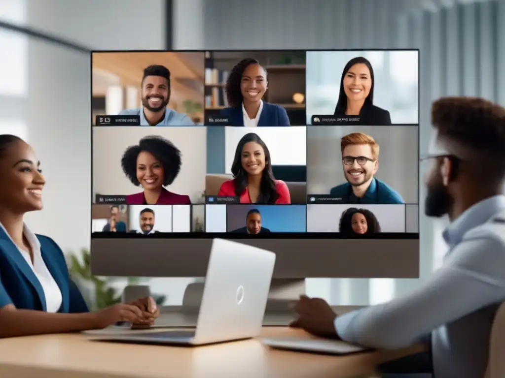 Profesionales personalizados en videoconferencia Profesionales y estudiantes personalizan su videoconferencia para expresar su individualidad