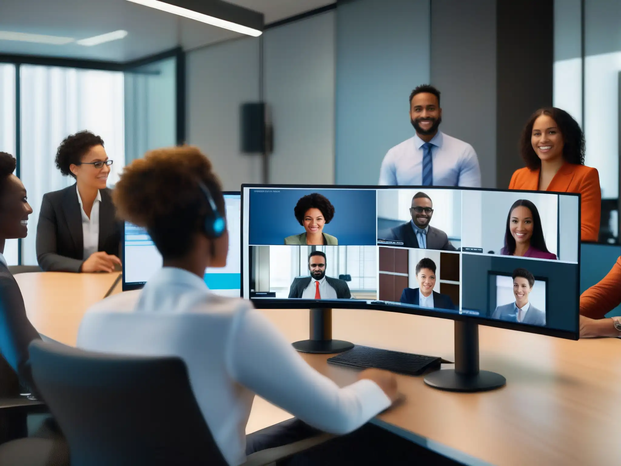 Videoconferencia segura: profesionales y estudiantes colaborativos Profesionales y estudiantes en videoconferencia segura
