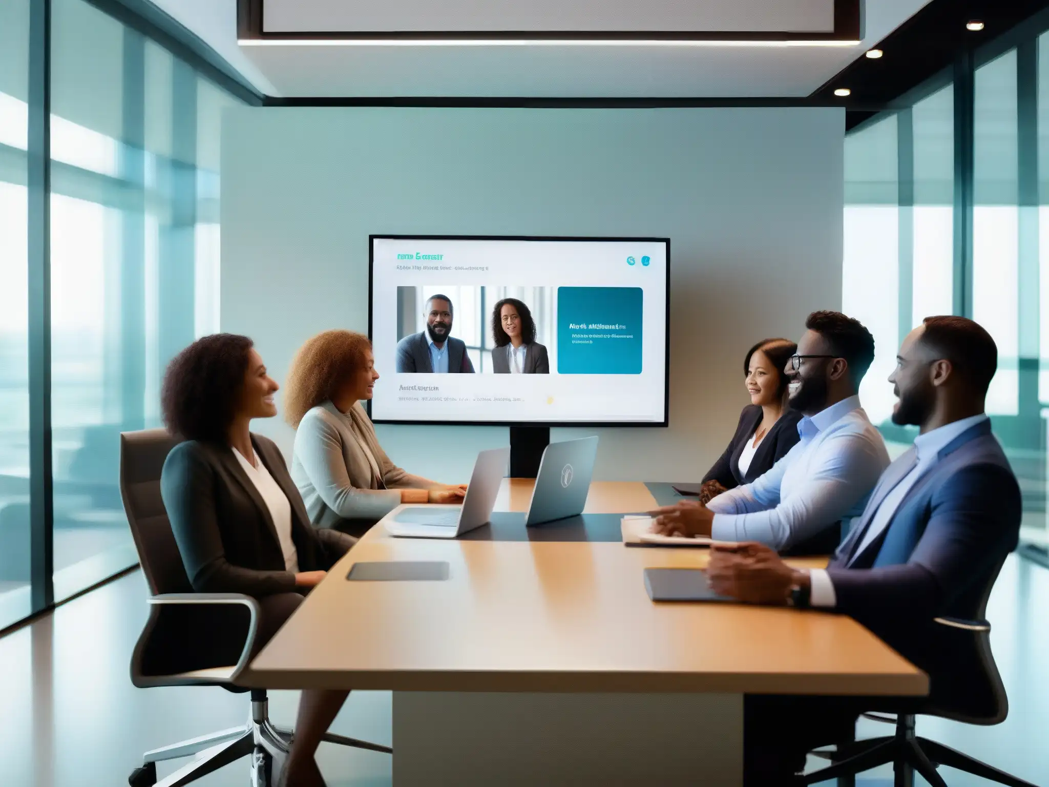 Reunión virtual de profesionales en Webex by Cisco Profesionales en videoconferencia por Webex de Cisco