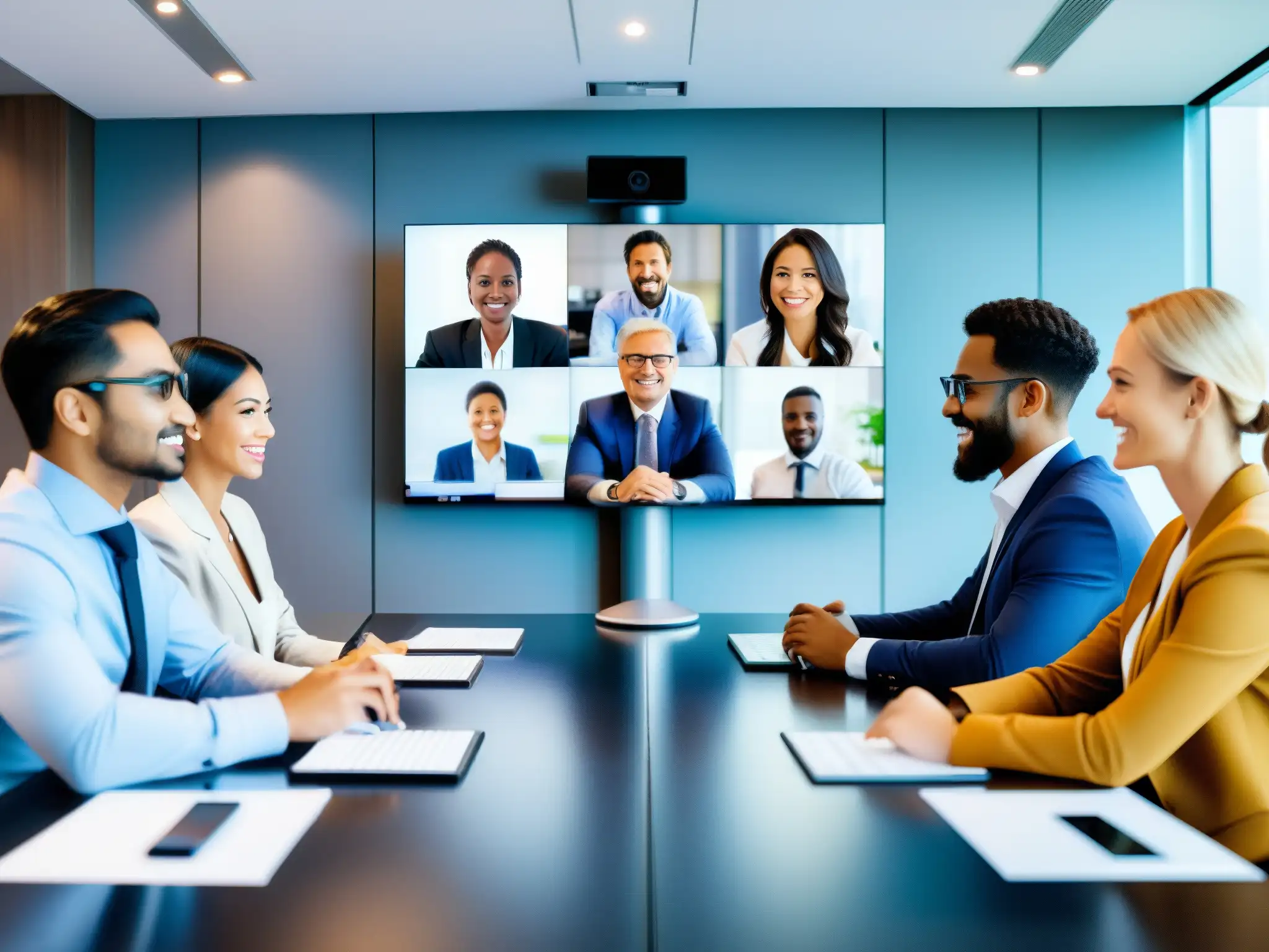Videoconferencia 5G: calidad cristalina y conexión perfecta Profesionales en videoconferencia de alta calidad, gracias al impacto del 5G en la accesibilidad y calidad de las videoconferencias