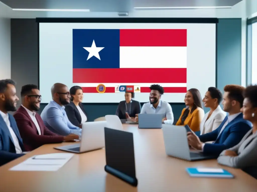 Profesionales en videoconferencia de cumplimiento CCPA Profesionales en videoconferencia con la bandera de California y lista de cumplimiento CCPA en pantalla