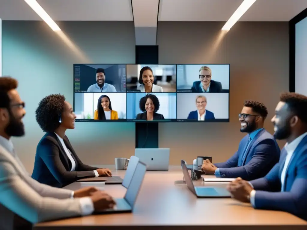 Profesionales enfocados en videoconferencia Profesionales en videoconferencia con la mejor plataforma, colaboración y productividad