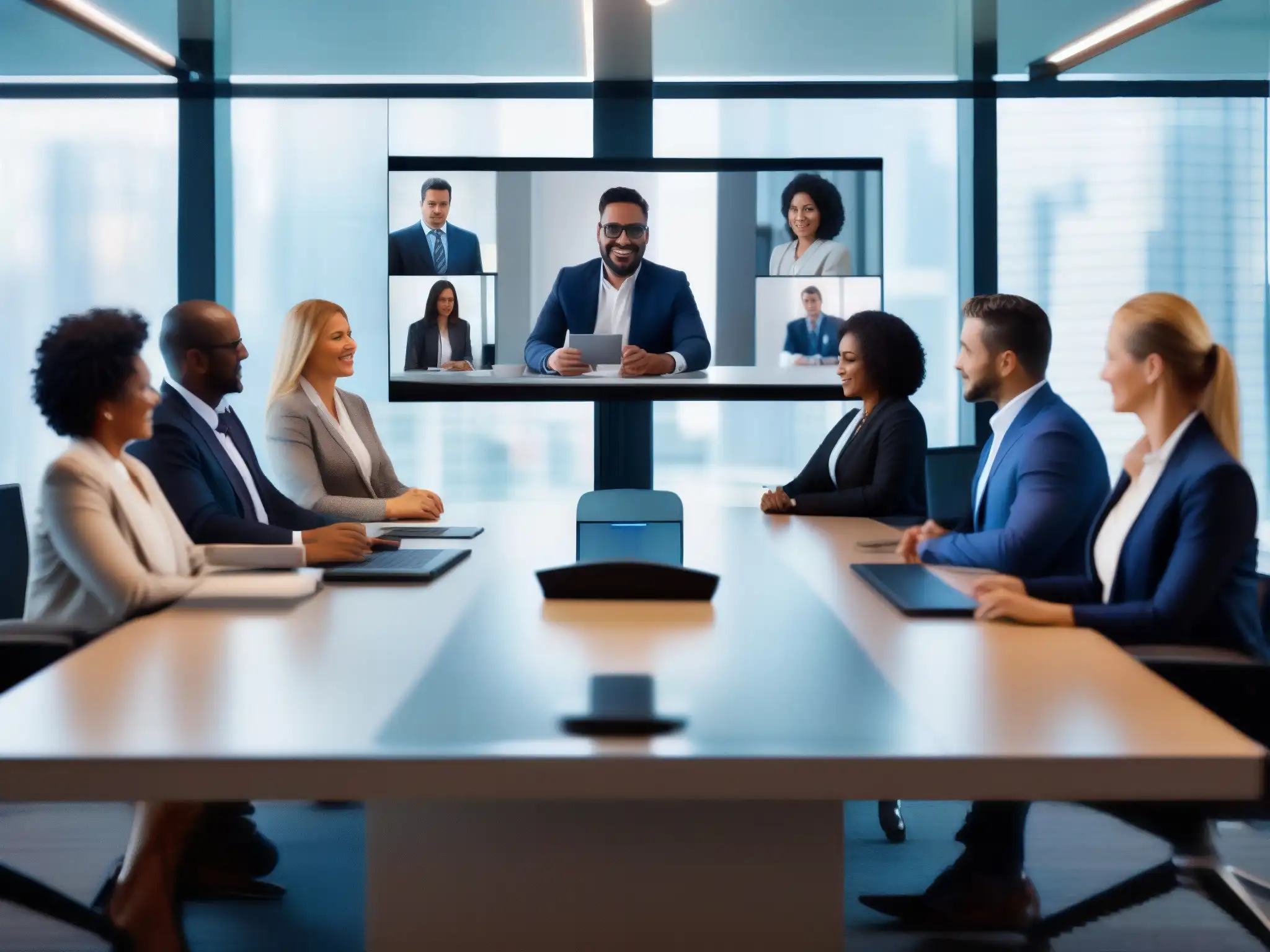 Profesionales seguros en videoconferencia Profesionales en videoconferencia segura