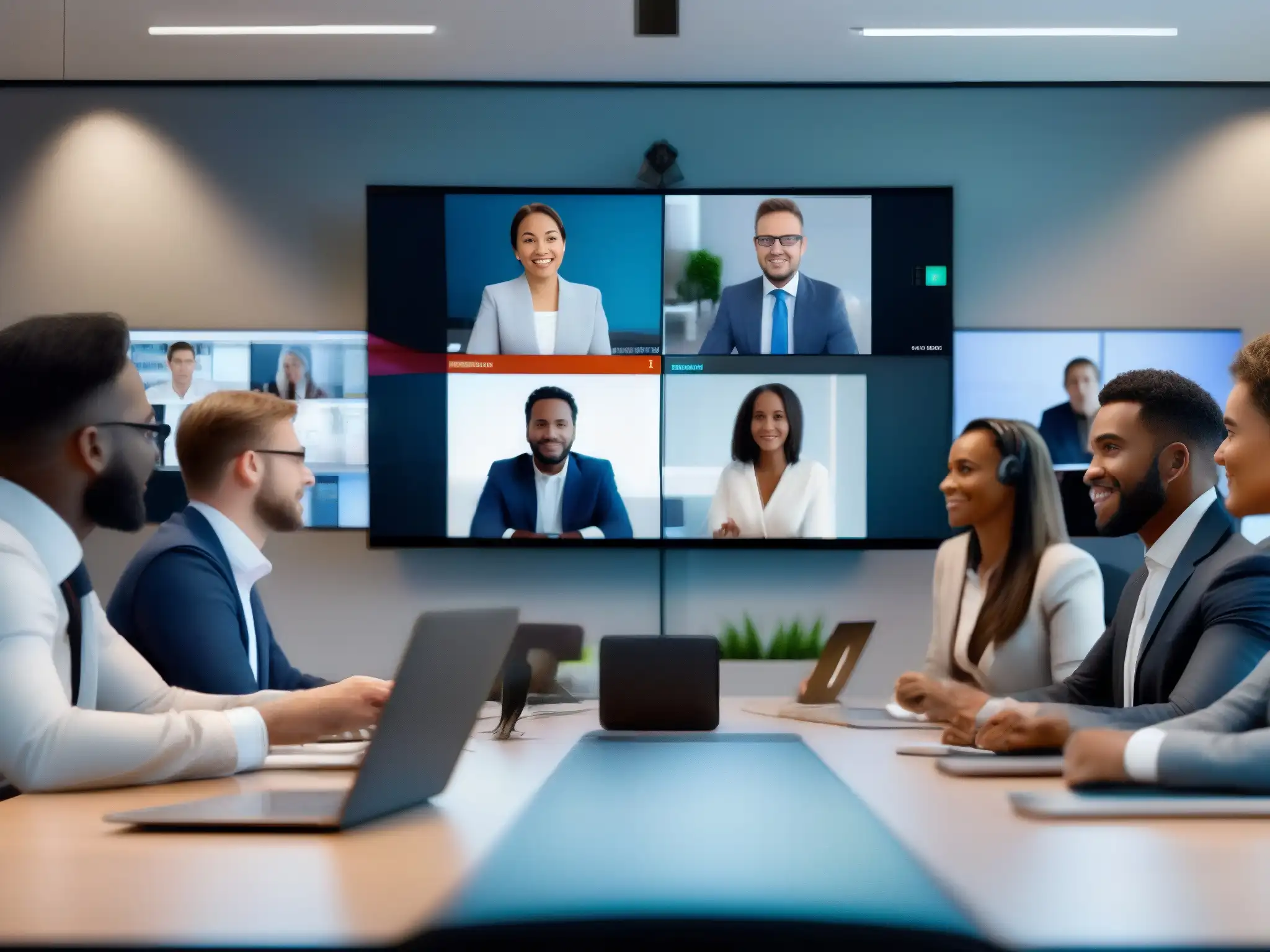 Profesionales seguros en videoconferencia Profesionales en videoconferencia segura, cumplimiento normativo y protocolos de seguridad