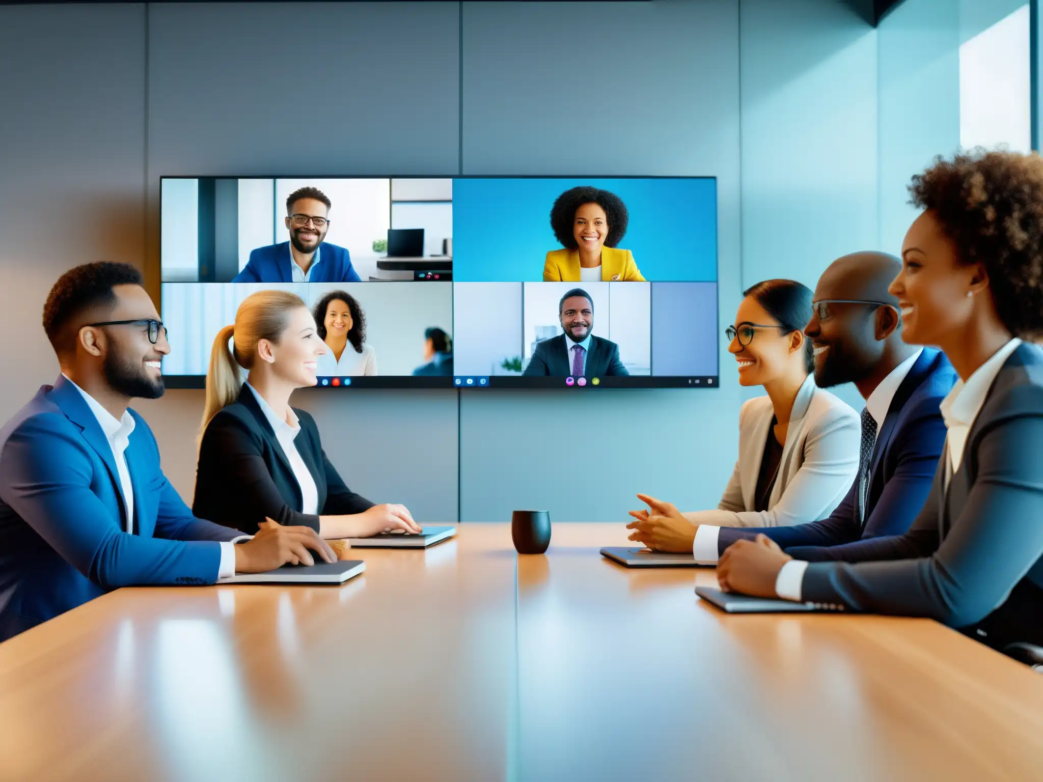 Reunión virtual profesional con 8x8 Video Meetings Profesionales en videoconferencia 8x8, soluciones escalables videoconferencia PYMES