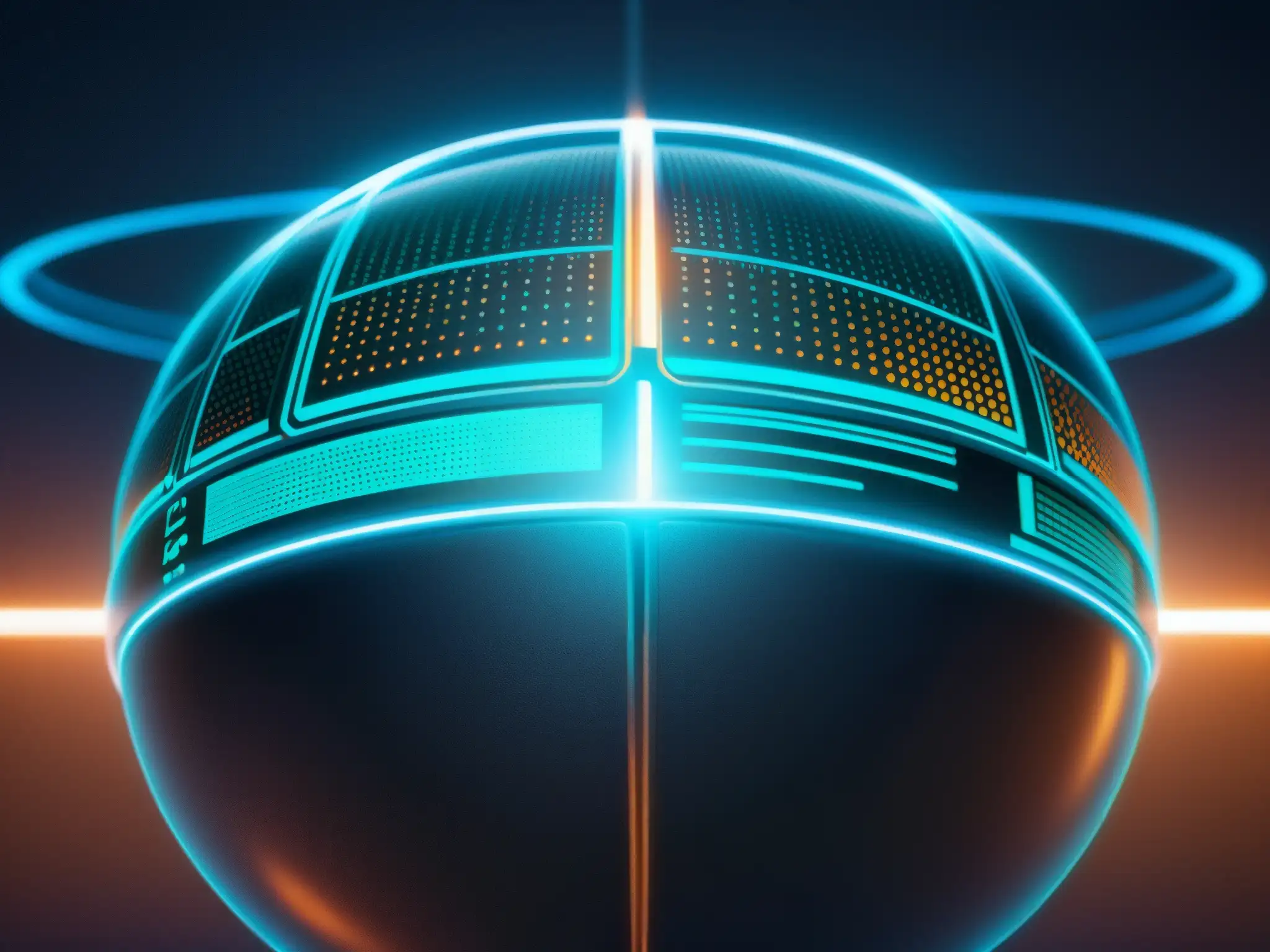 Red global de servidores: Transferencia de datos internacional Una red global de servidores de datos interconectados en un estilo futurista y minimalista, irradiando profesionalismo y sofisticación tecnológica