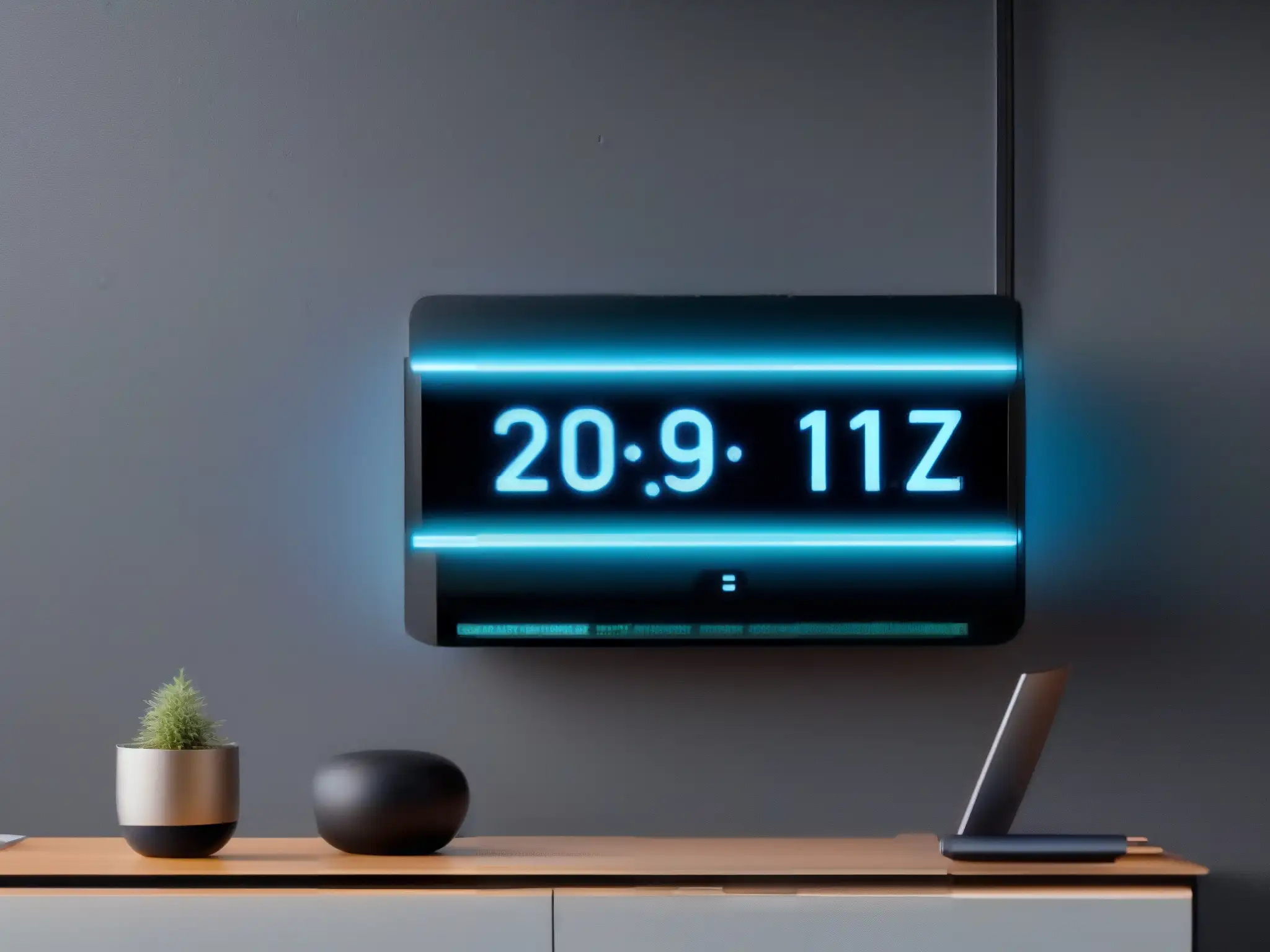 Reloj digital para videoconferencias globales Reloj digital moderno muestra múltiples husos horarios