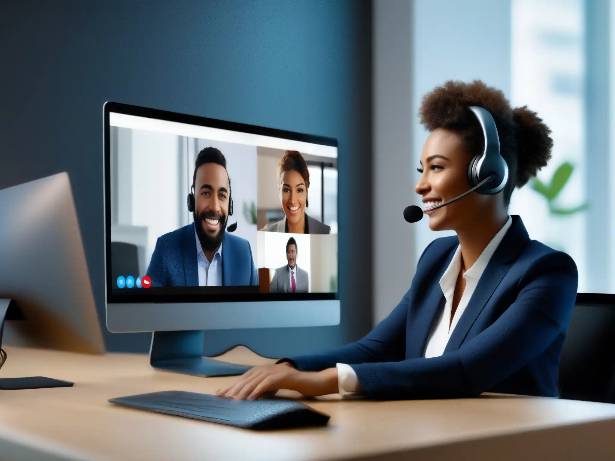 Atención al cliente por video: Experiencia moderna y eficiente con Join Representante de servicio al cliente en llamada de video, mejora experiencia video asistencia cliente con Join