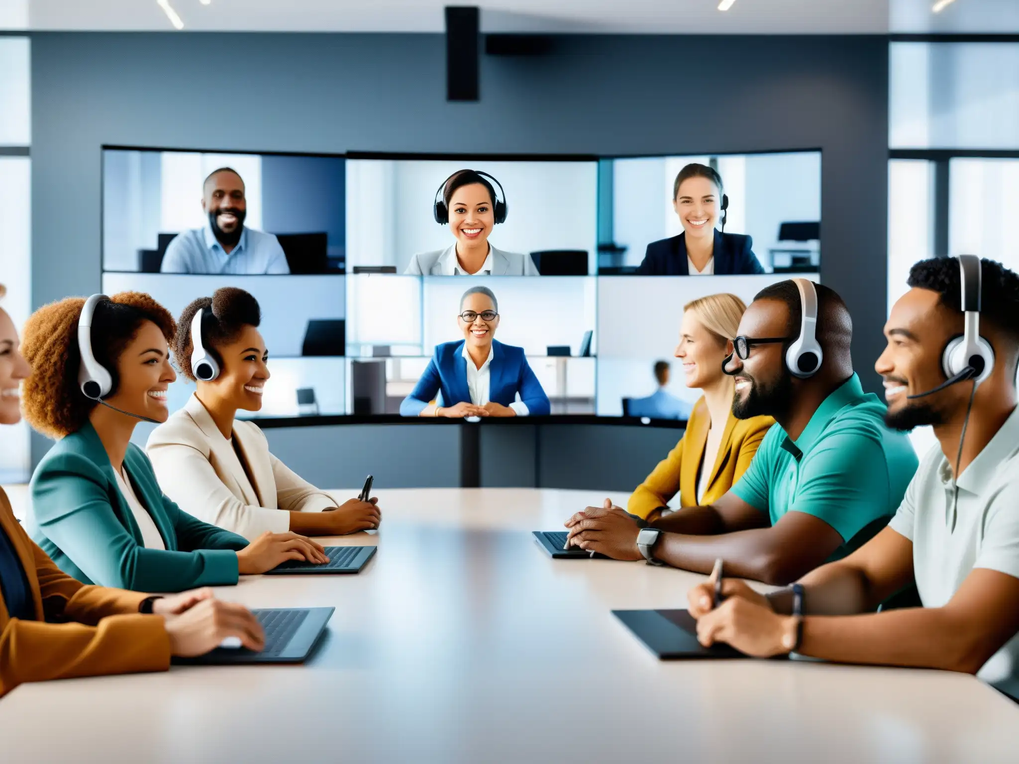 Videoconferencia inclusiva con lenguaje de señas Soluciones de comunicación signada en videoconferencia: Integración inclusiva y dinámica de lenguaje de señas en un entorno profesional moderno