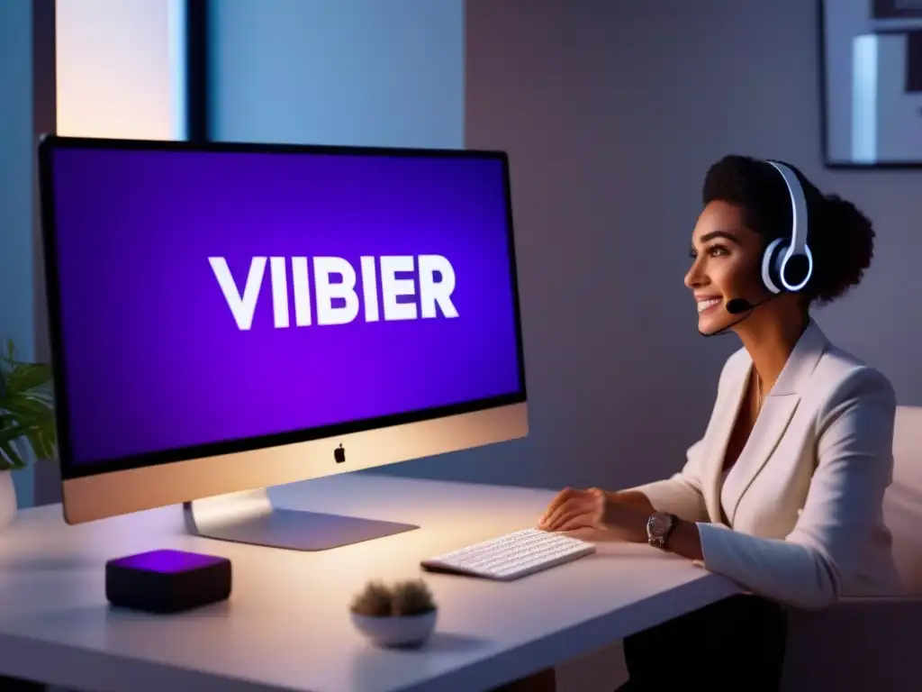 Freelancer en videoconferencia Viber: profesional y productivo Freelancer en videoconferencia Viber con las mejores herramientas de videoconferencia freelance en moderno y organizado espacio de trabajo