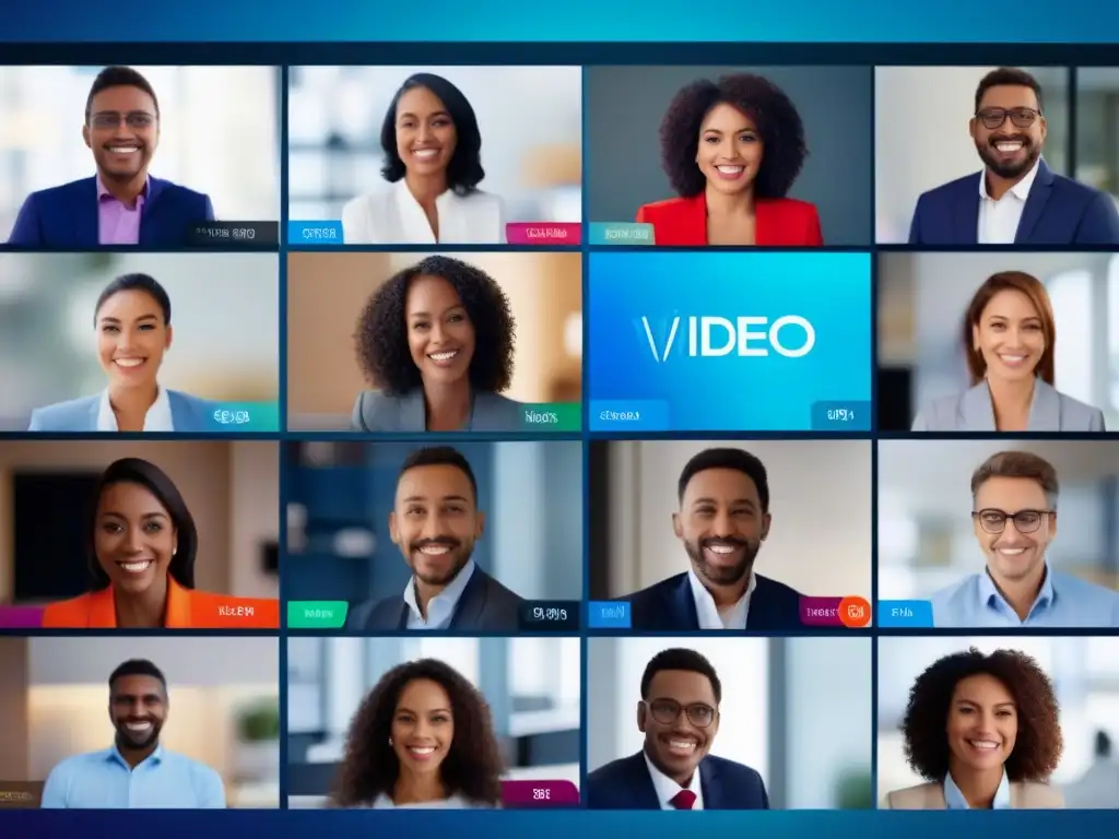 Videoconferencia de alta definición con expresiones faciales nítidas Una videoconferencia de alta definición, con movimiento natural y colores vibrantes
